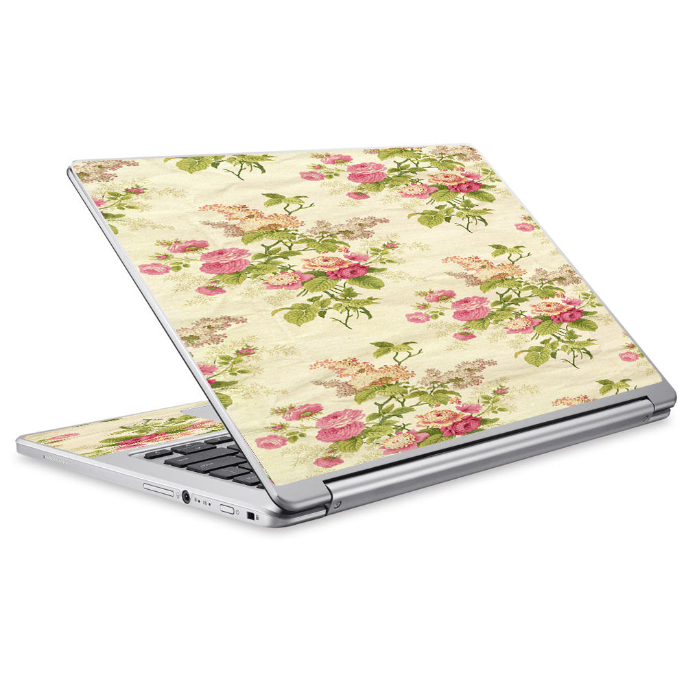  Charming Flowers Trendy Acer Chromebook R13 Skin