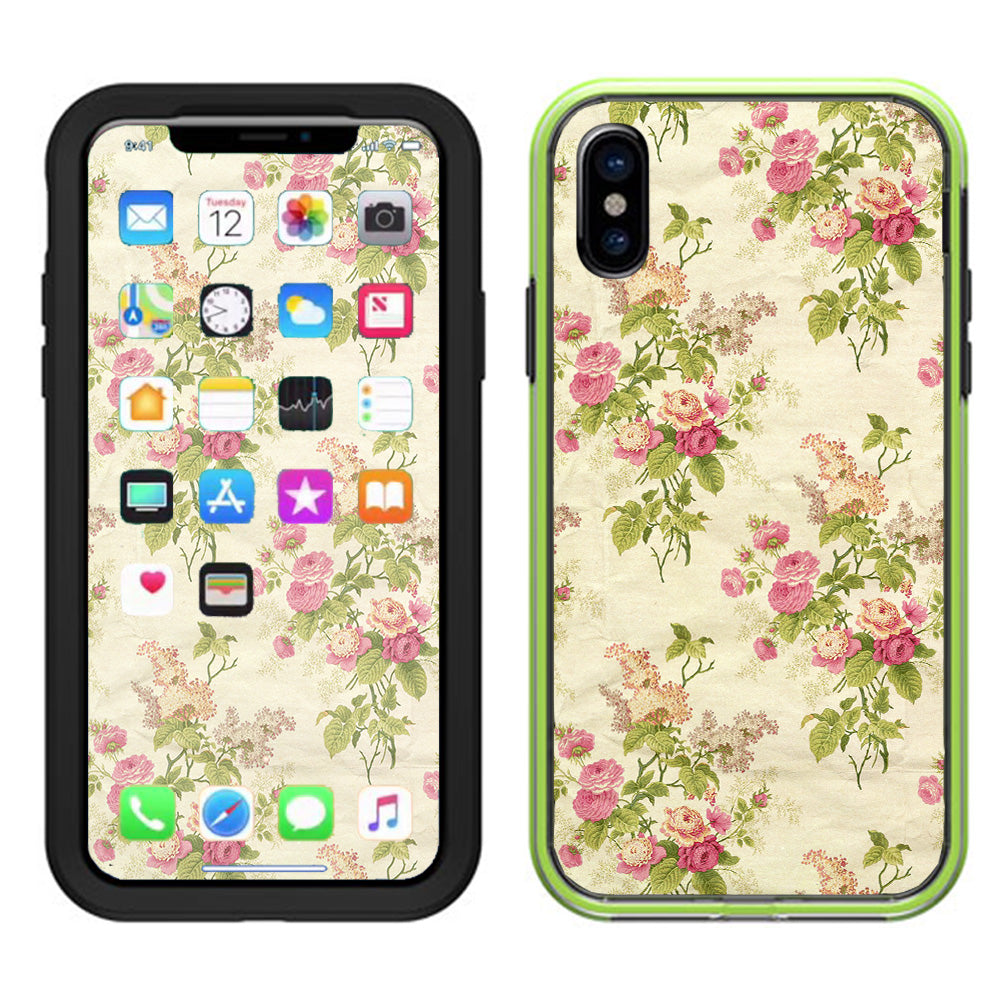  Charming Flowers Trendy Lifeproof Slam Case iPhone X Skin