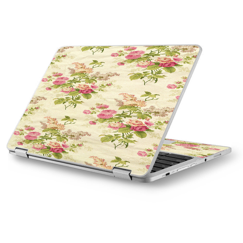  Charming Flowers Trendy Asus Chromebook Flip 12.5" Skin