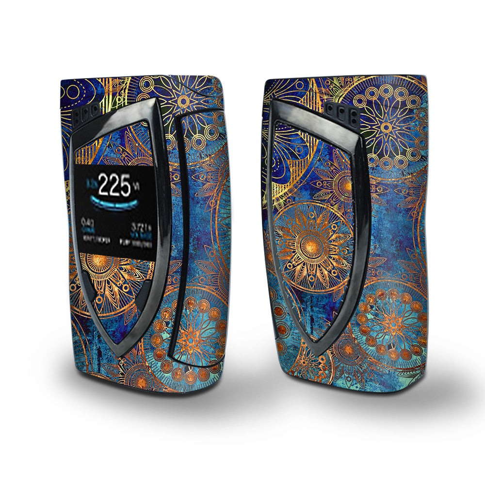 Skin Decal Vinyl Wrap for Smok Devilkin Kit 225w Vape (includes TFV12 Prince Tank Skins) skins cover/ Celestial Mandalas