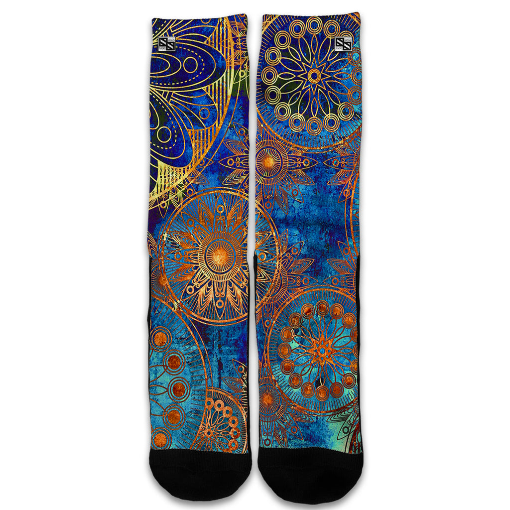 Celestial Mandalas Universal Socks