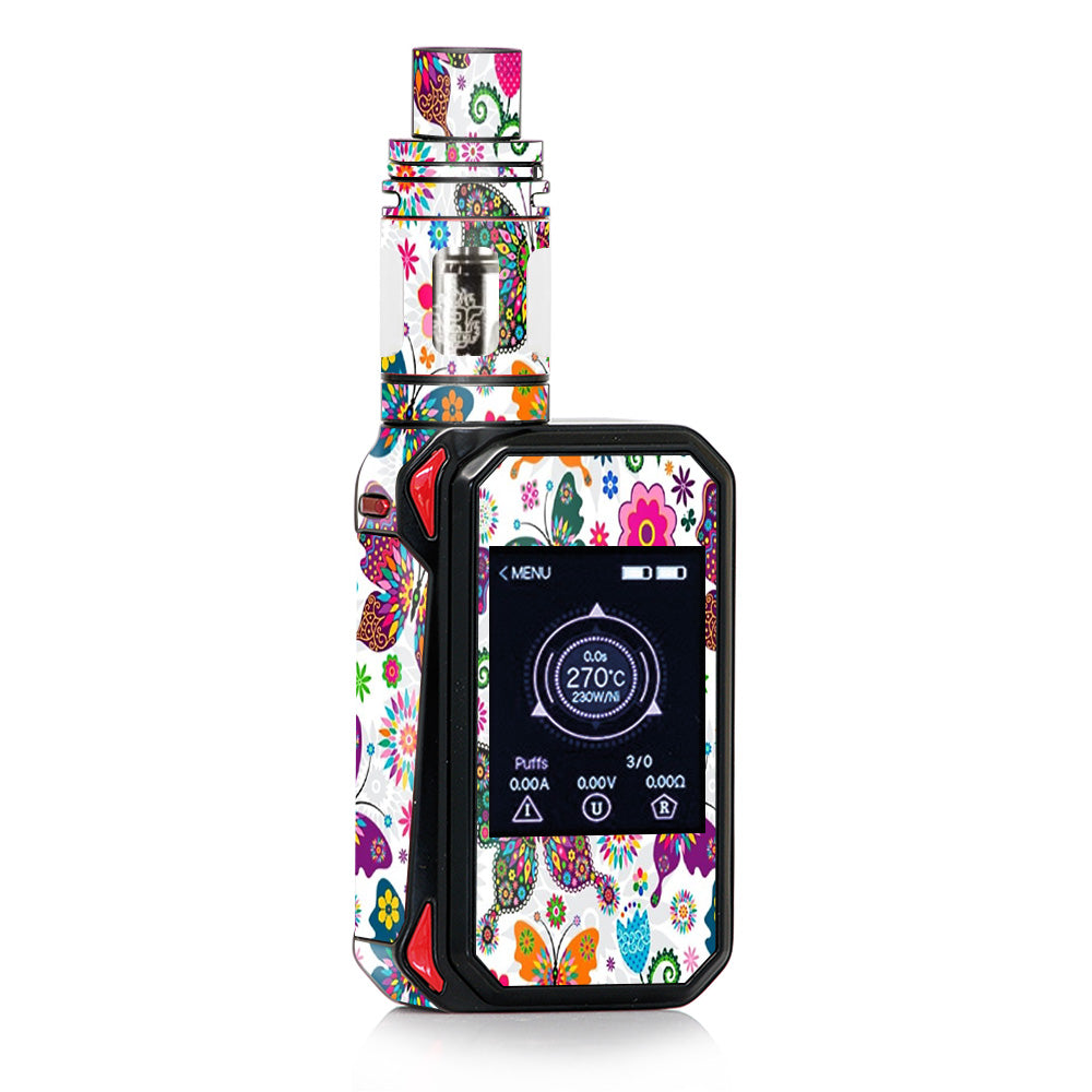  Butterflies Colorful Floral Smok G-priv 2 Skin