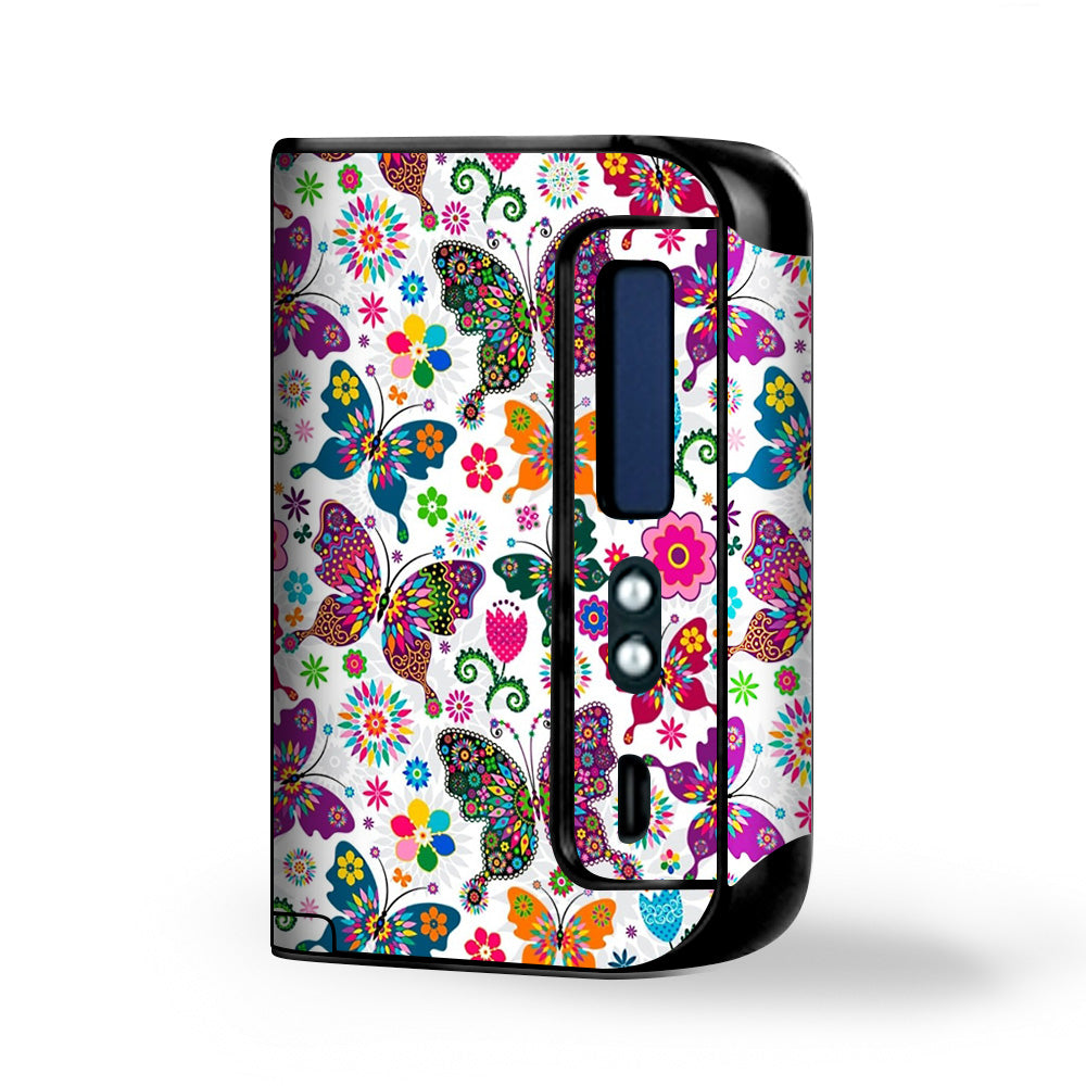  Butterflies Colorful Floral Smok Osub King Skin
