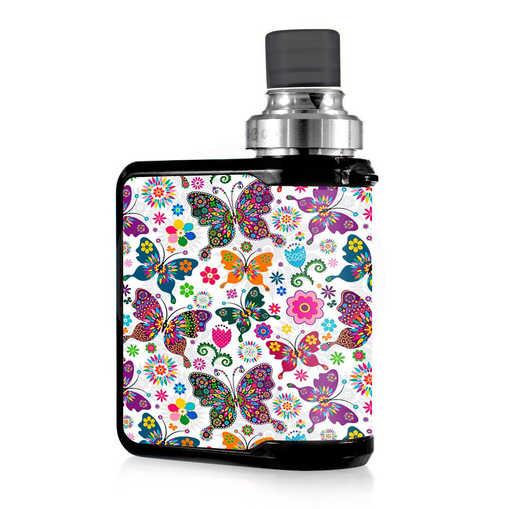  Butterflies Colorful Floral Mvape Mi-One Skin