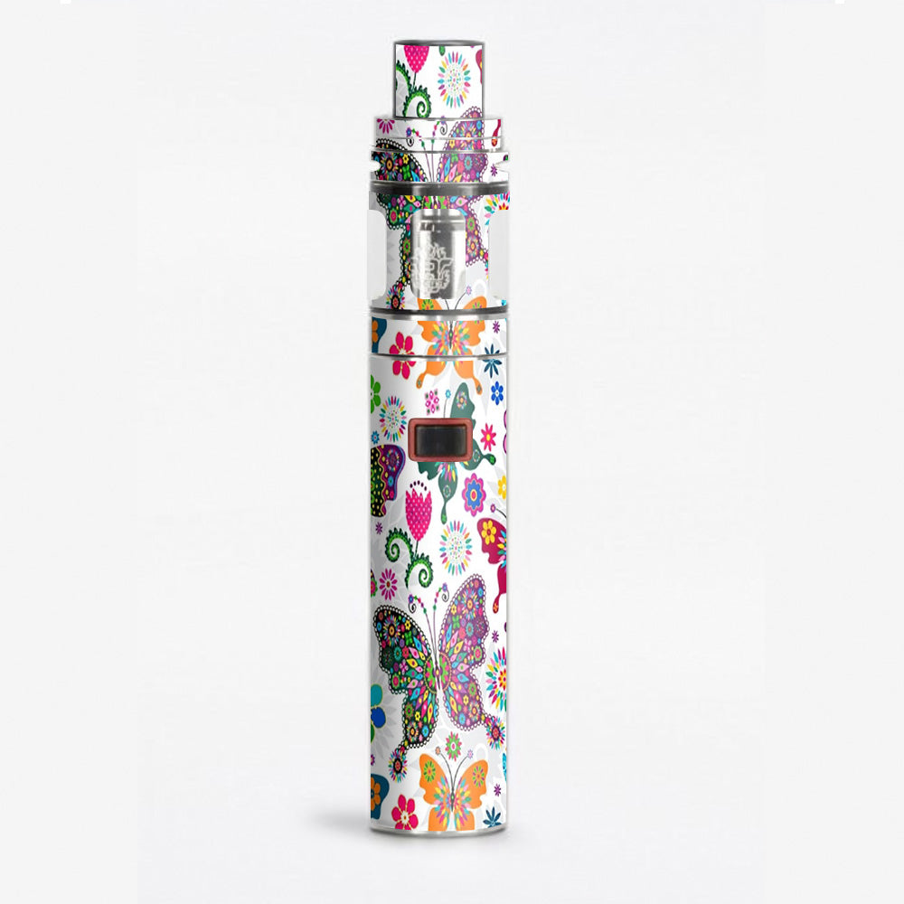  Butterflies Colorful Floral Smok Stick X8 Skin