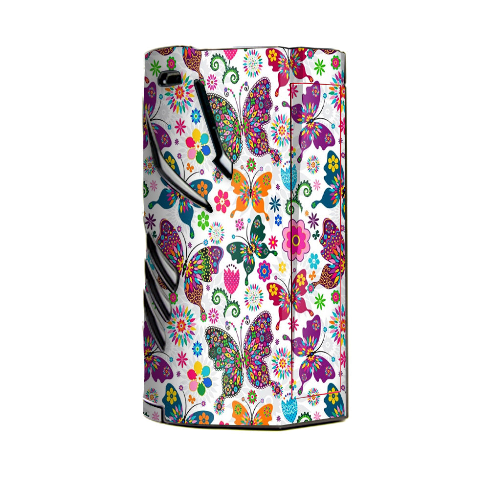  Butterflies Colorful Floral T-Priv 3 Smok Skin