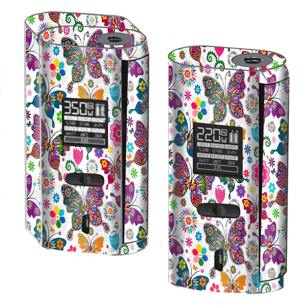  Butterflies Colorful Floral Smok GX2/4 350w Skin