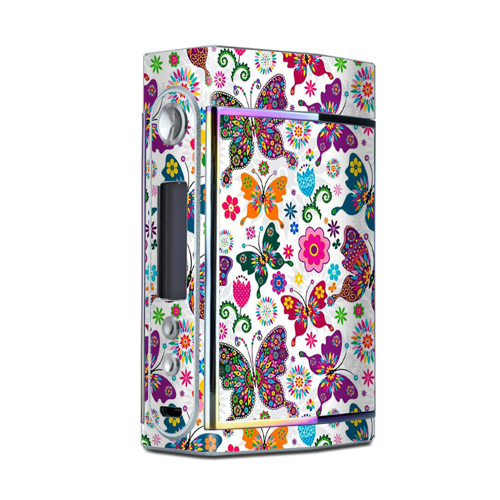  Butterflies Colorful Floral Too VooPoo Skin