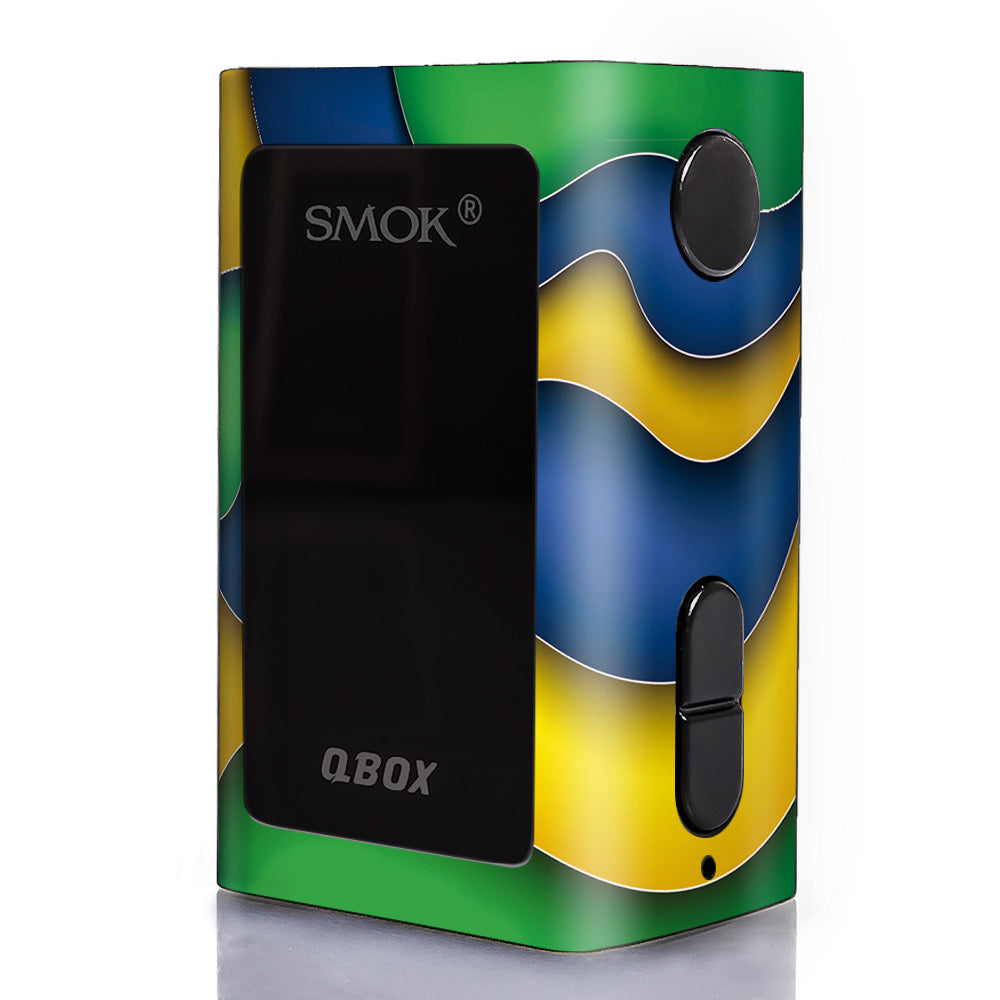  Dripping Colors Brazil Smok Q-Box Skin