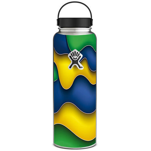  Dripping Colors Brazil Hydroflask 40oz Wide Mouth Skin