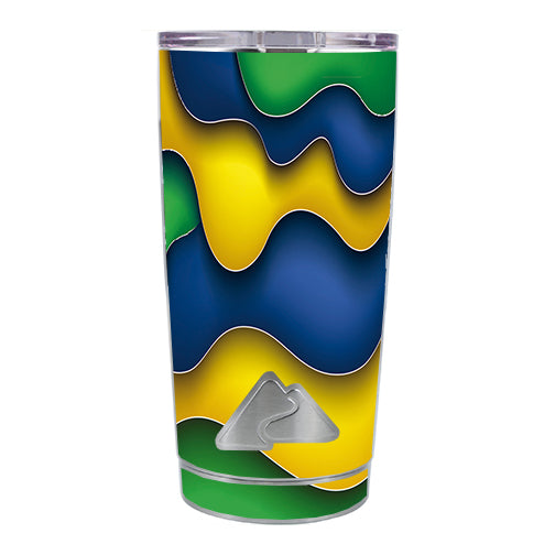  Dripping Colors Brazil Ozark Trail 20oz Tumbler Skin