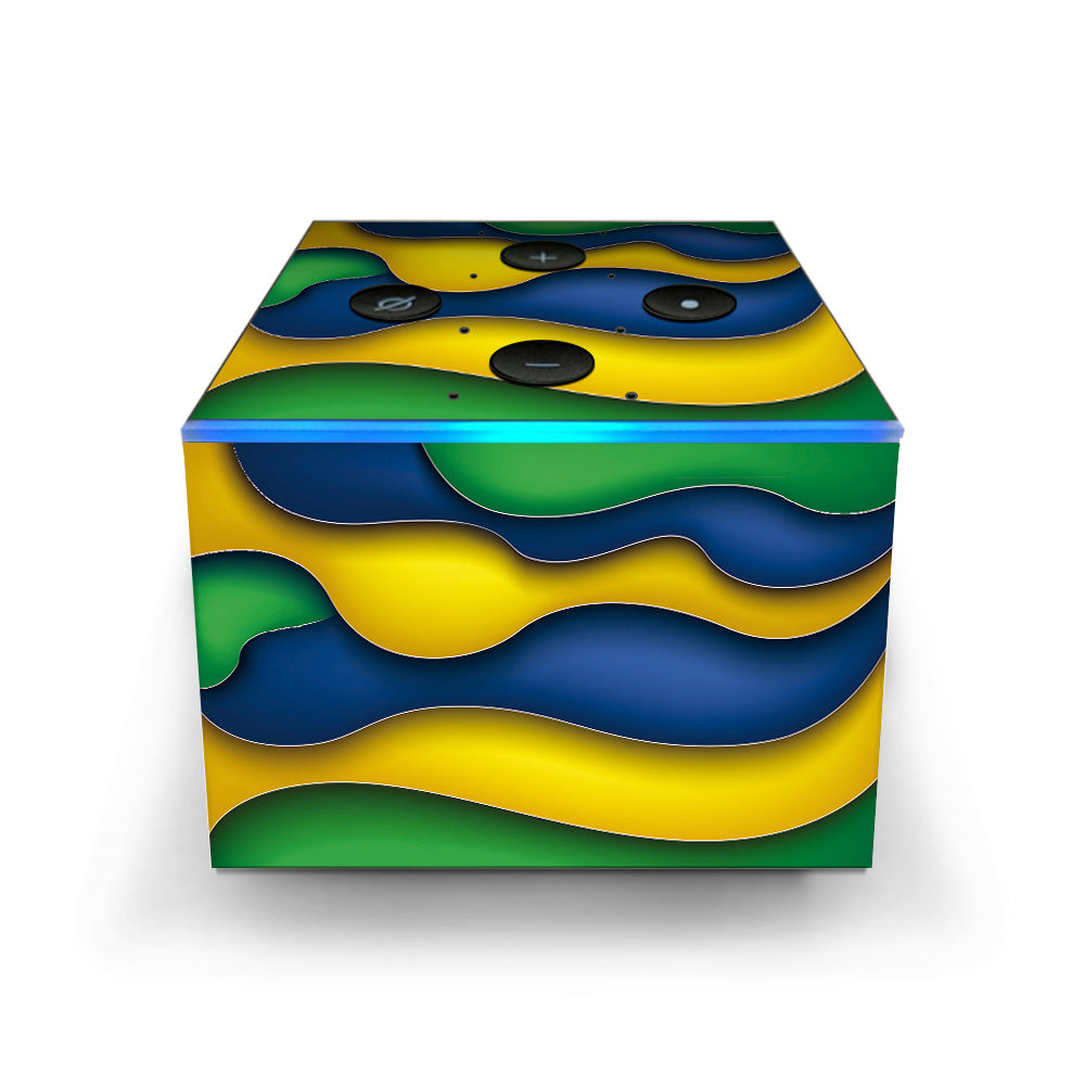  Dripping Colors Brazil Amazon Fire TV Cube Skin