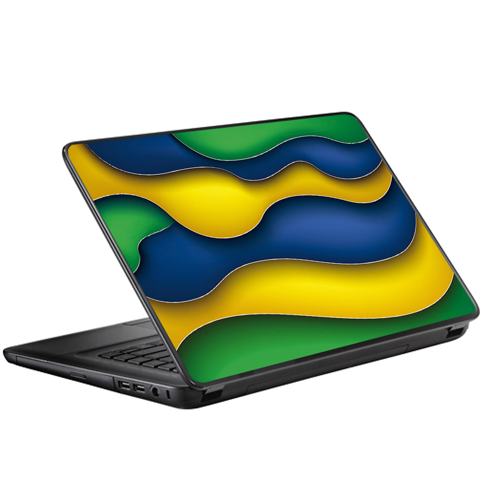  Dripping Colors Brazil Universal 13 to 16 inch wide laptop Skin