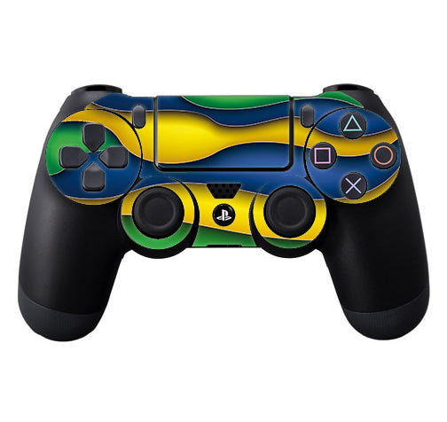  Dripping Colors Brazil Sony Playstation PS4 Controller Skin