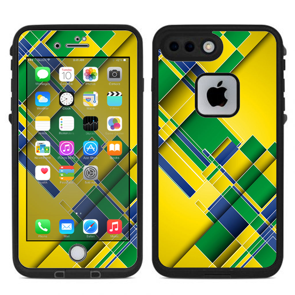  Brazil Tech Colors Lifeproof Fre iPhone 7 Plus or iPhone 8 Plus Skin