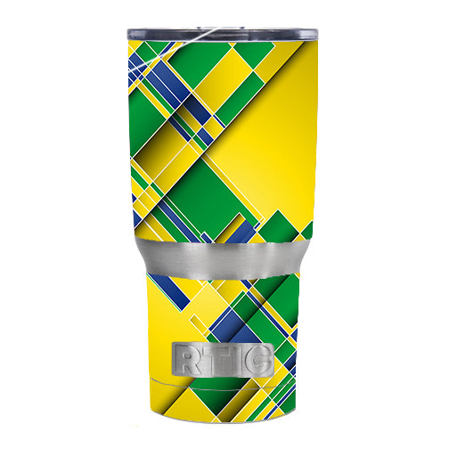  Brazil Tech Colors RTIC 20oz Tumbler Skin