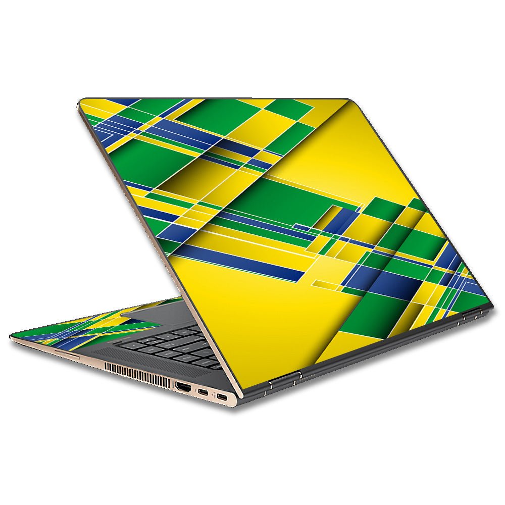  Brazil Tech Colors HP Spectre x360 13t Skin