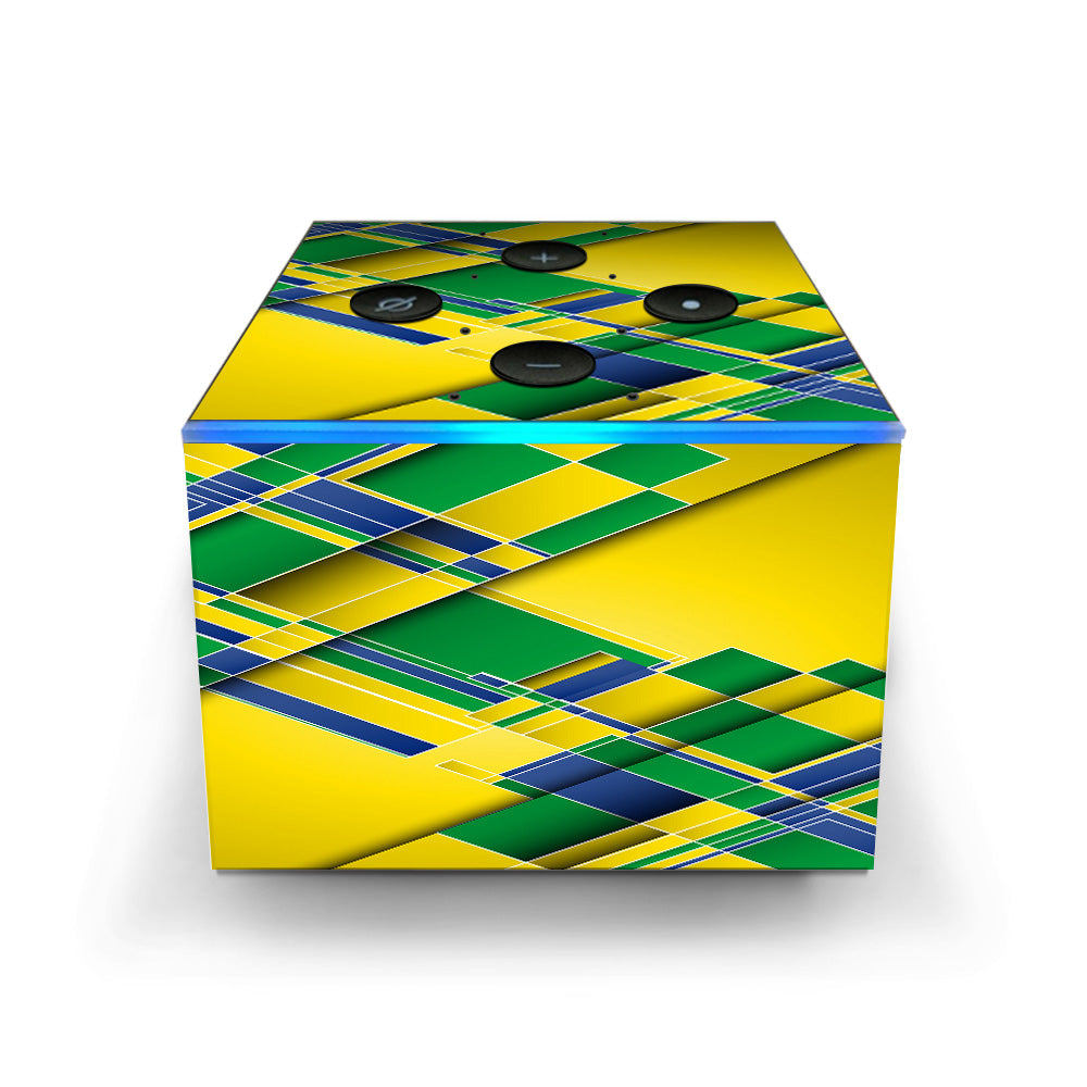  Brazil Tech Colors Amazon Fire TV Cube Skin