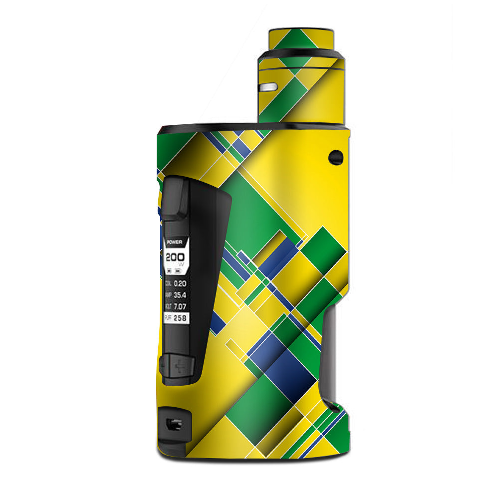  Brazil Tech Colors G Box Squonk Geek Vape Skin