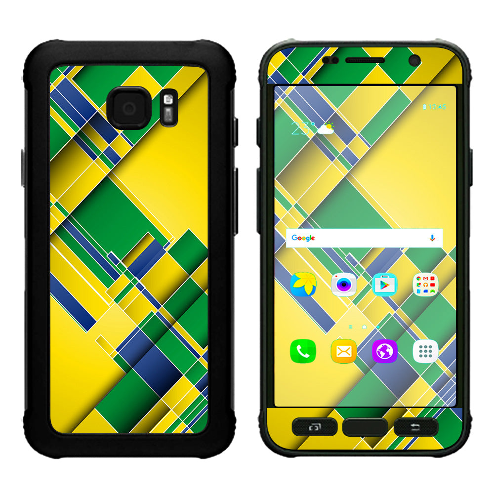  Brazil Tech Colors Samsung Galaxy S7 Active Skin