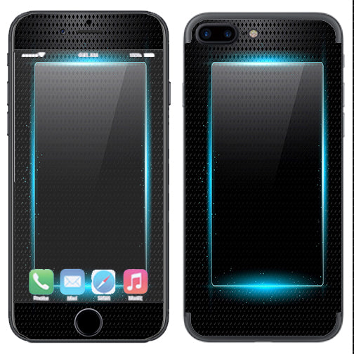  Glowing Blue Tech Apple  iPhone 7+ Plus / iPhone 8+ Plus Skin