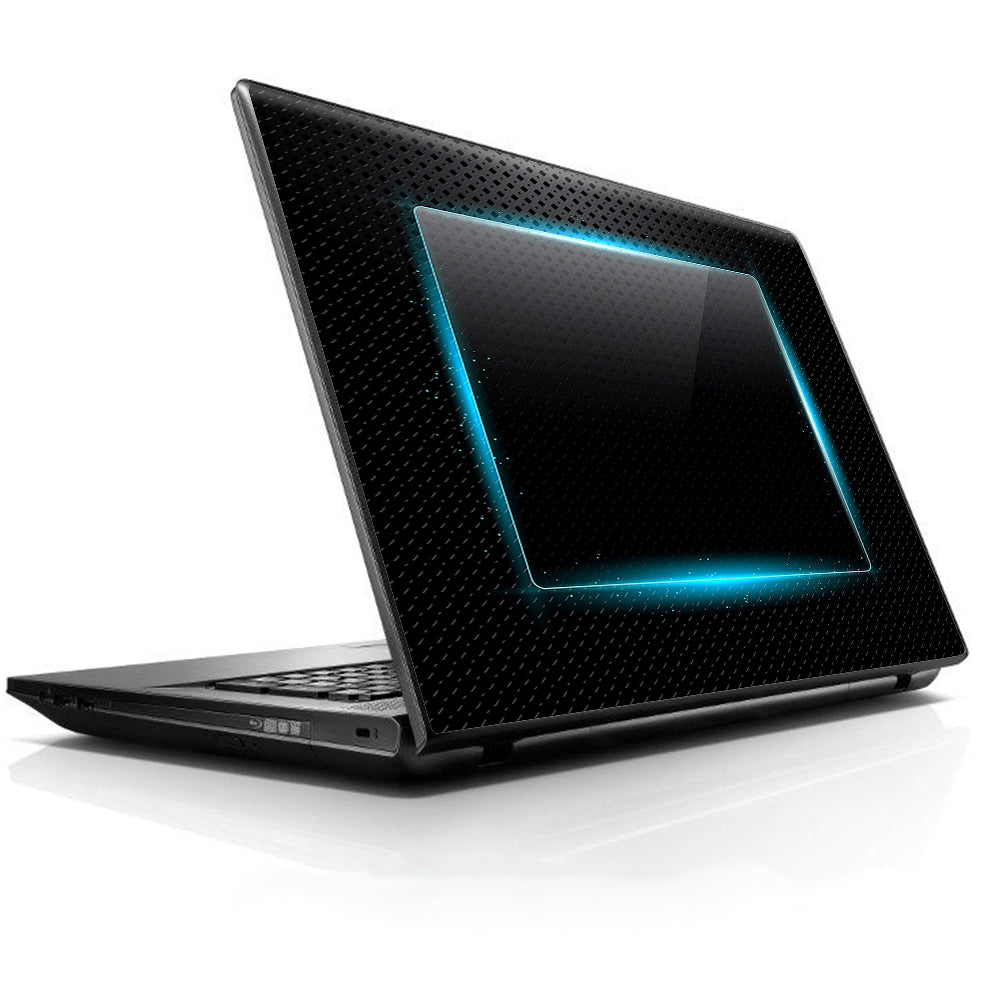  Glowing Blue Tech Universal 13 to 16 inch wide laptop Skin