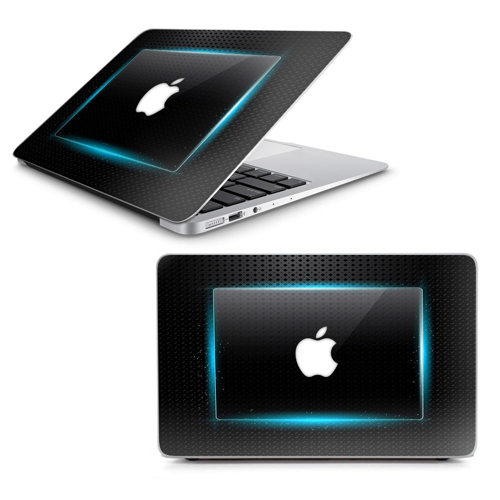  Glowing Blue Tech Macbook Air 13" A1369 A1466 Skin