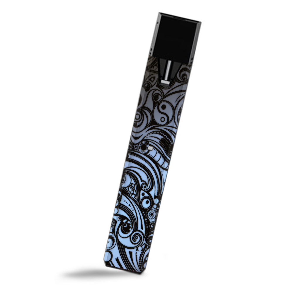  Blue Grey Paisley Abstract Smok Fit Ultra Portable Skin