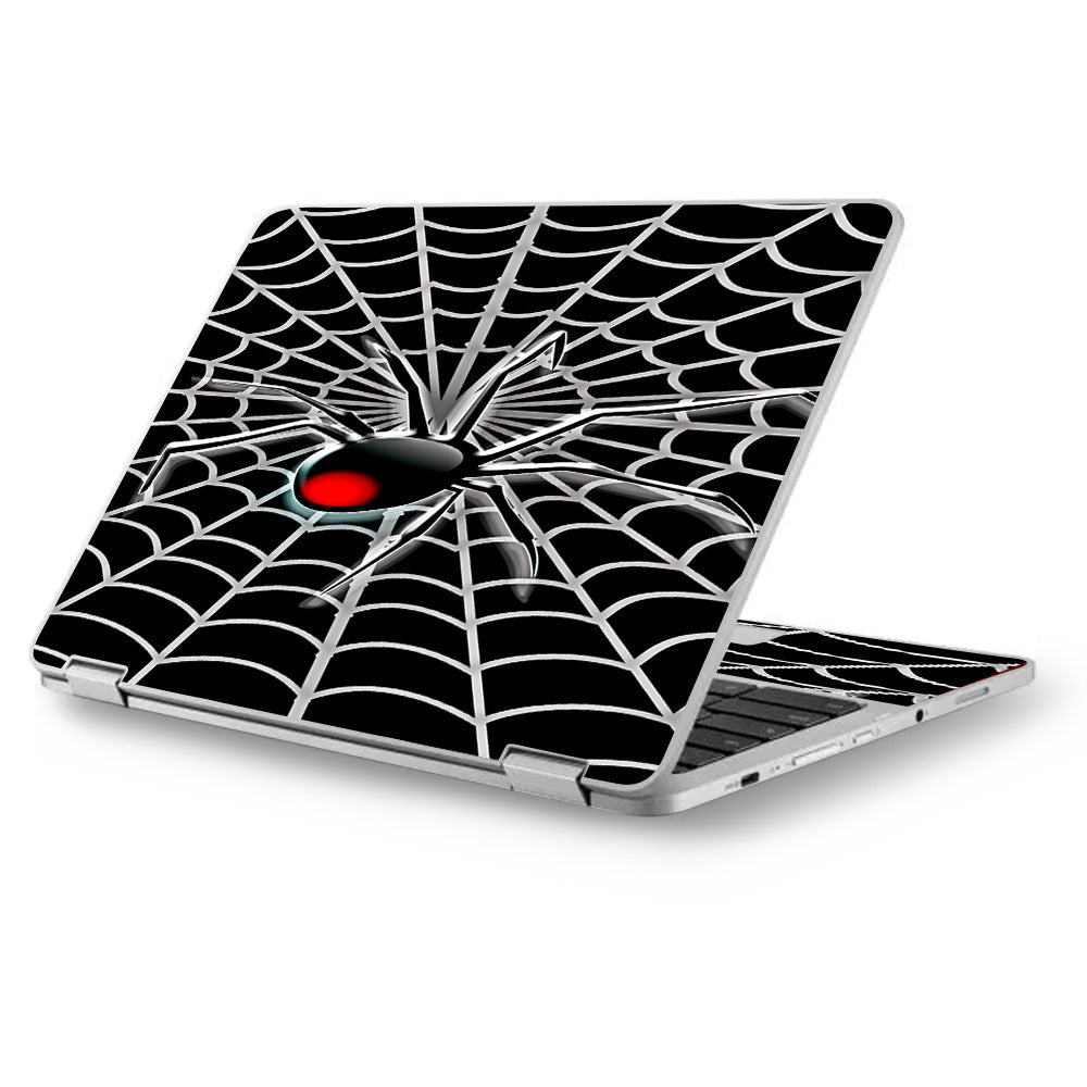  Black Widow Spider Web Asus Chromebook Flip 12.5" Skin
