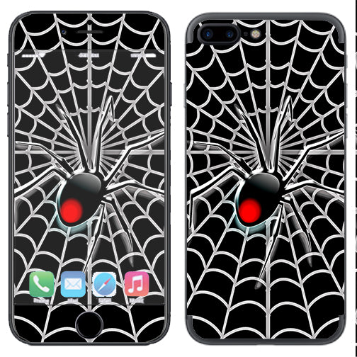  Black Widow Spider Web Apple  iPhone 7+ Plus / iPhone 8+ Plus Skin