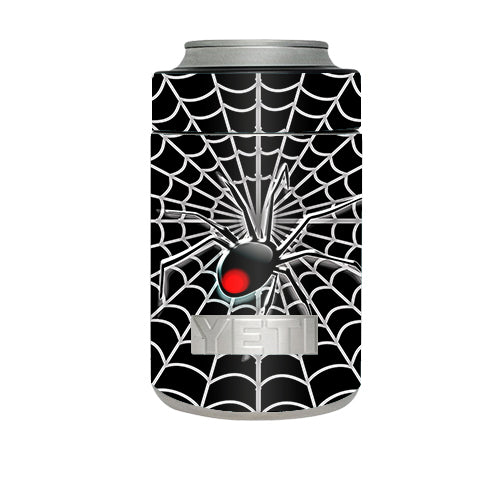  Black Widow Spider Web Yeti Rambler Colster Skin