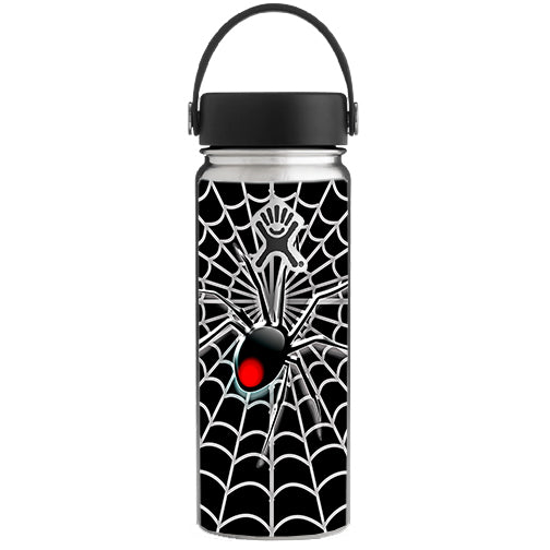  Black Widow Spider Web Hydroflask 18oz Wide Mouth Skin