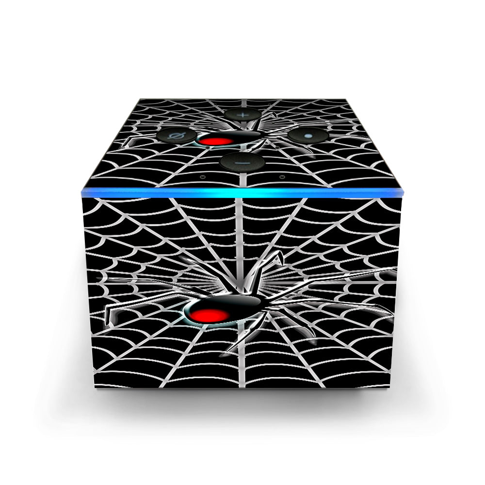  Black Widow Spider Web Amazon Fire TV Cube Skin