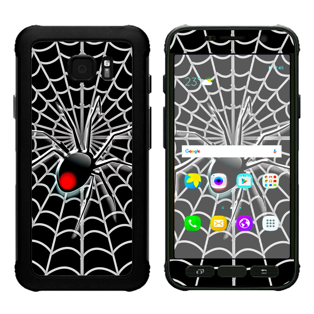  Black Widow Spider Web Samsung Galaxy S7 Active Skin