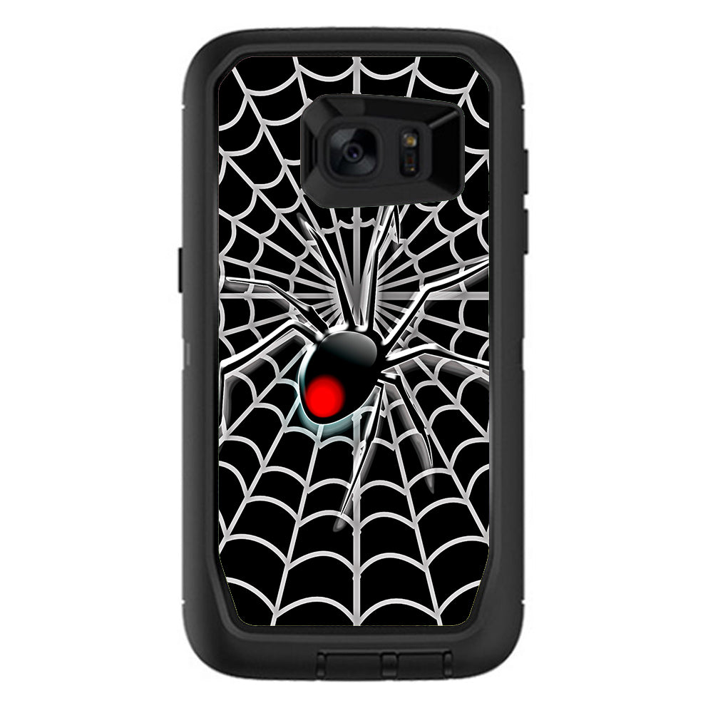 Black Widow Spider Web Otterbox Defender Samsung Galaxy S7 Edge Skin