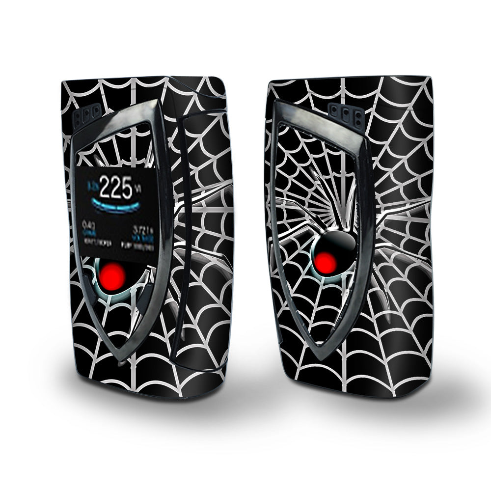 Skin Decal Vinyl Wrap for Smok Devilkin Kit 225w Vape (includes TFV12 Prince Tank Skins) skins cover/ Black Widow Spider Web