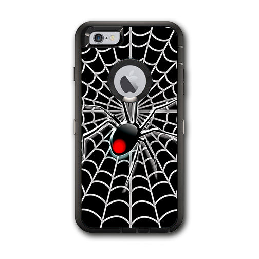  Black Widow Spider Web Otterbox Defender iPhone 6 PLUS Skin