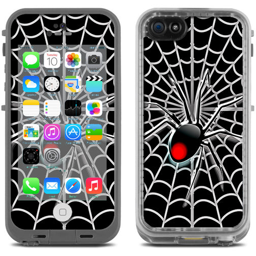  Black Widow Spider Web Lifeproof Fre iPhone 5C Skin