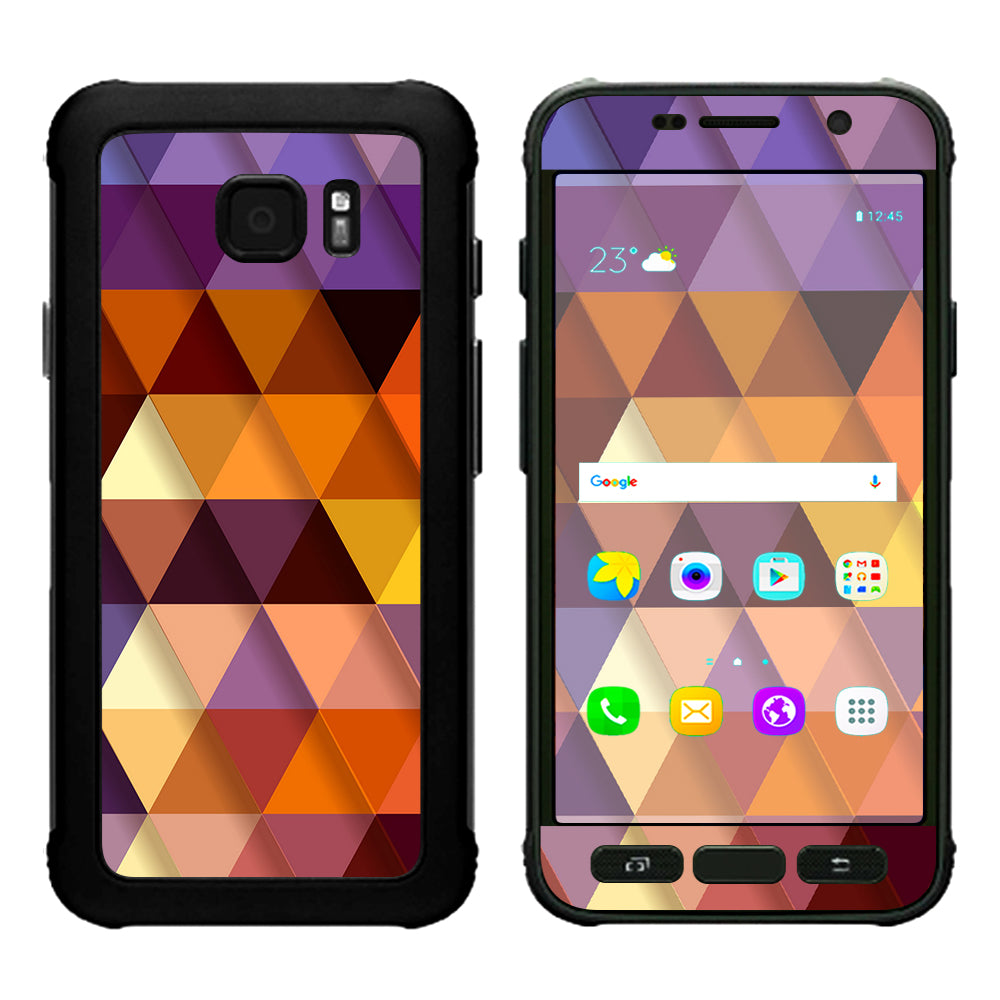  Triangles Pattern  Samsung Galaxy S7 Active Skin