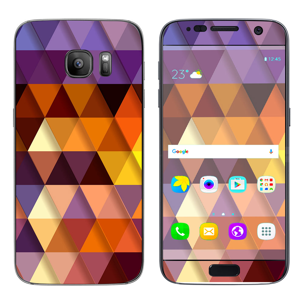  Triangles Pattern  Samsung Galaxy S7 Skin