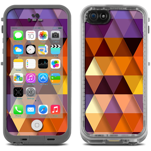  Triangles Pattern Lifeproof Fre iPhone 5C Skin