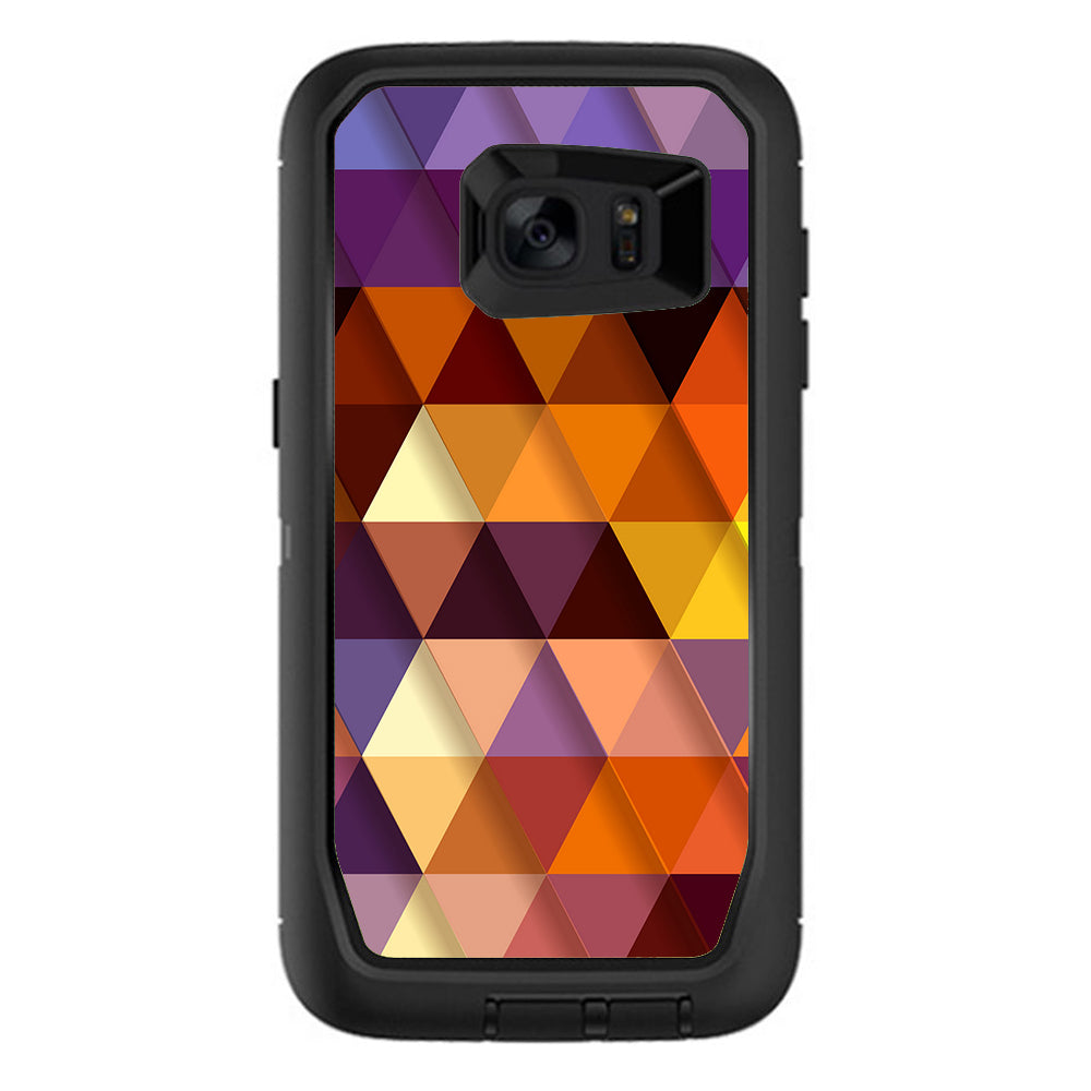  Triangles Pattern Otterbox Defender Samsung Galaxy S7 Edge Skin