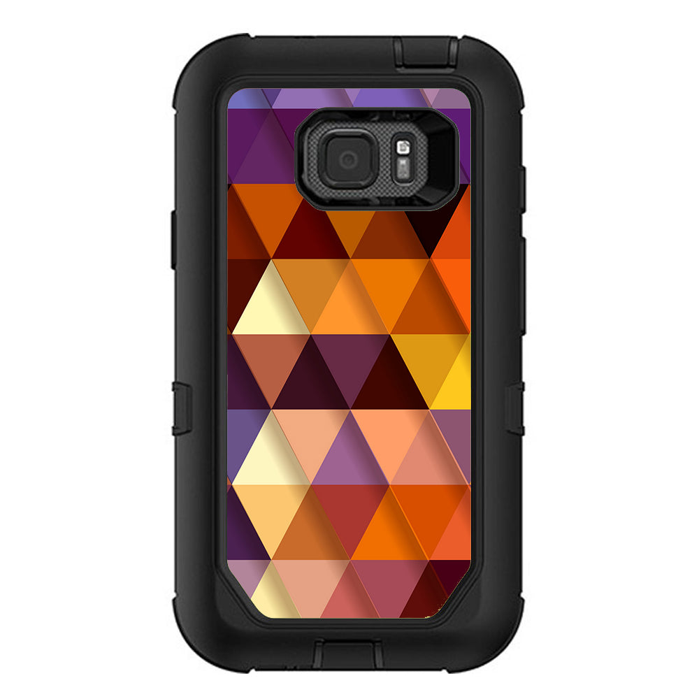  Triangles Pattern Otterbox Defender Samsung Galaxy S7 Active Skin