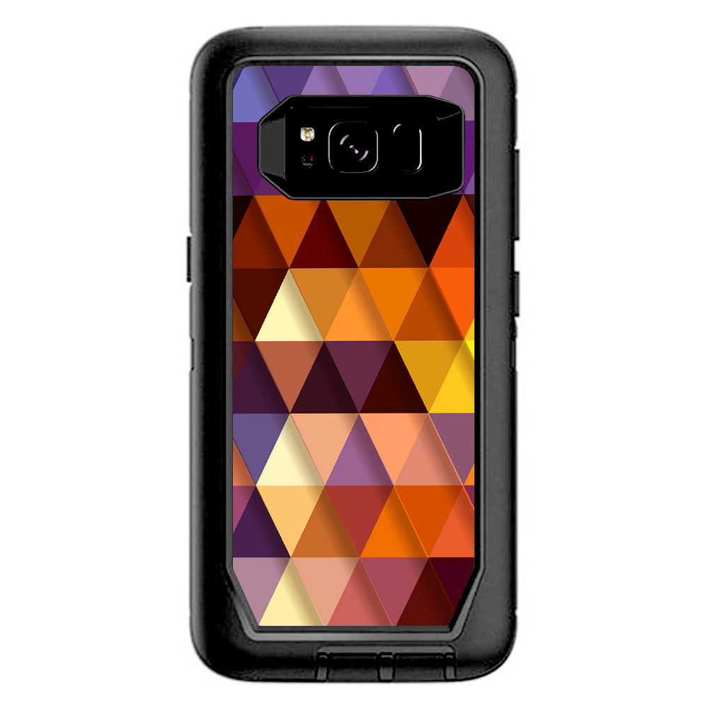  Triangles Pattern  Otterbox Defender Samsung Galaxy S8 Skin