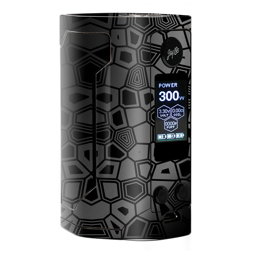  Black Silver Design Wismec RX Gen 3 Skin