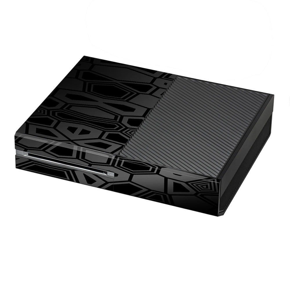  Black Silver Design Microsoft Xbox One Skin