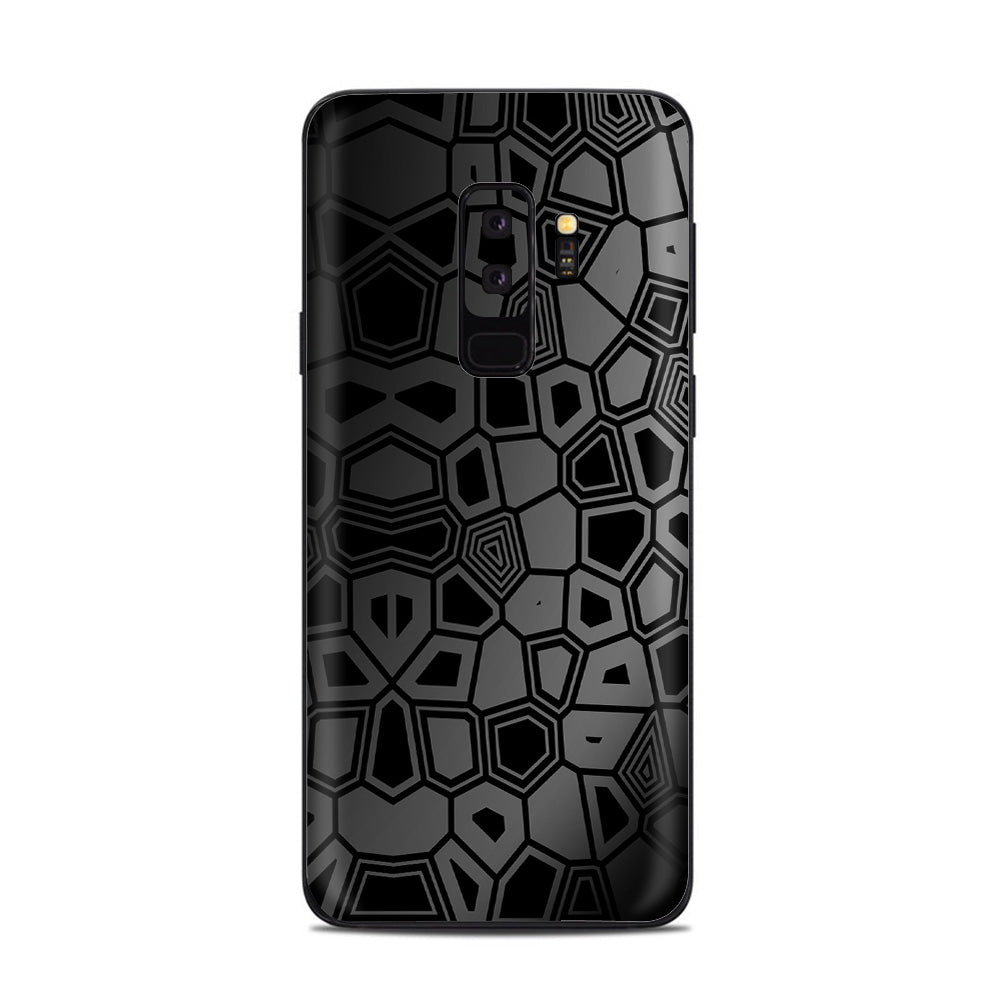  Black Silver Design Samsung Galaxy S9 Plus Skin