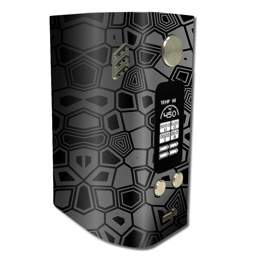  Black Silver Design Wismec Reuleaux RX300 Skin