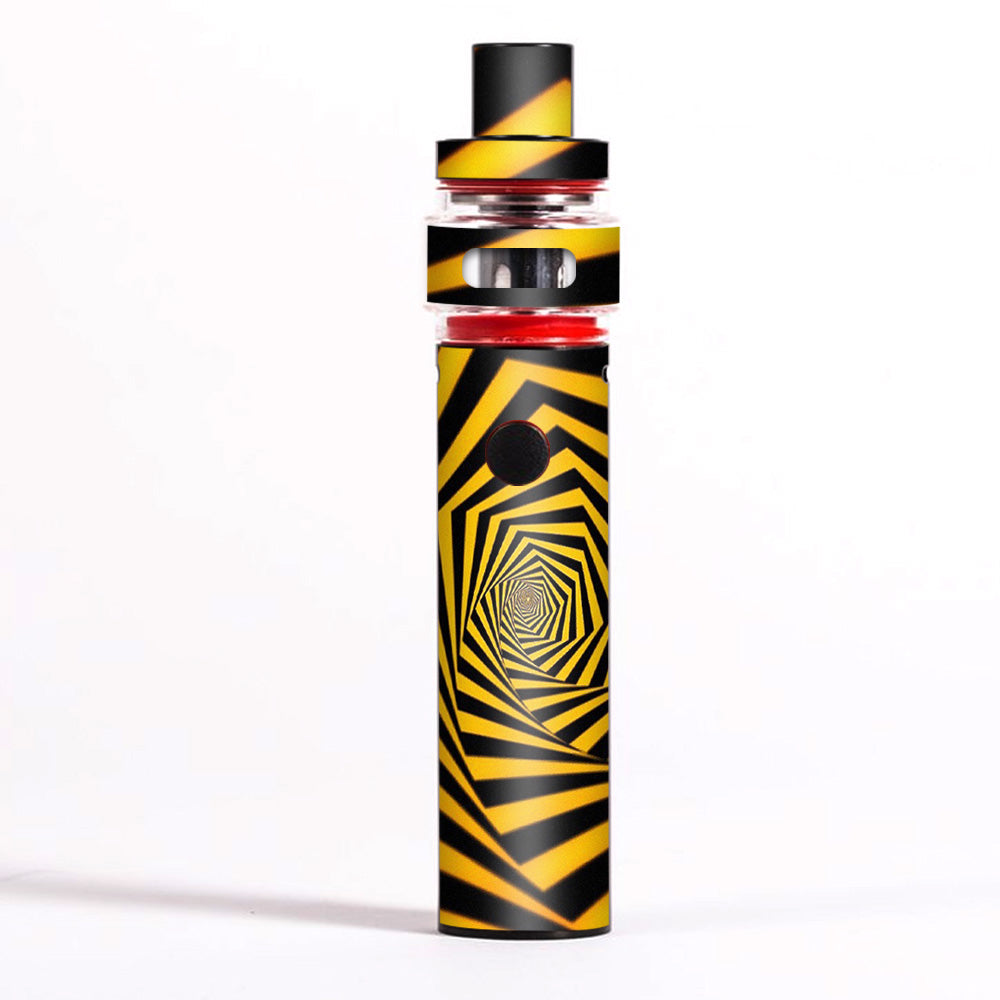  Black Yellow Trippy Pattern Smok Pen 22 Light Edition Skin