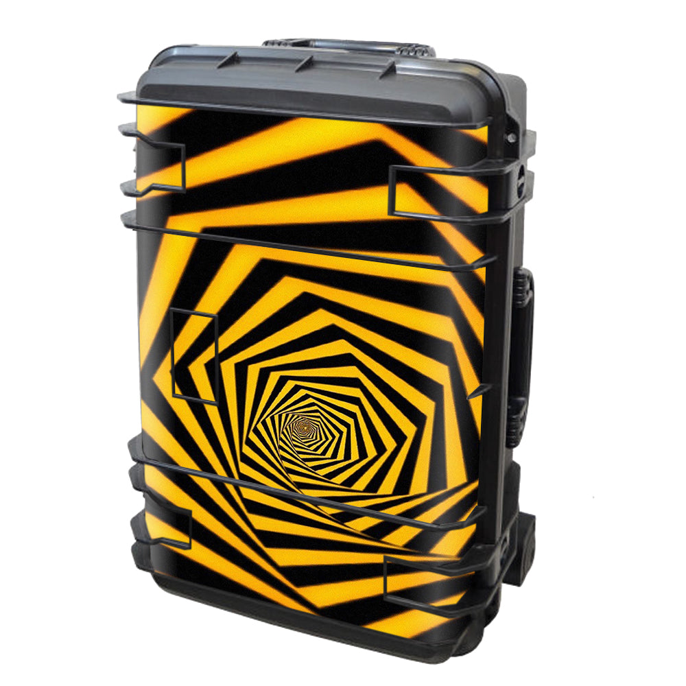  Black Yellow Trippy Pattern Seahorse Case Se-920 Skin